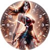 wonder woman in full glory 6n wall clock