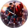 superman rise above the skies wg wall clock