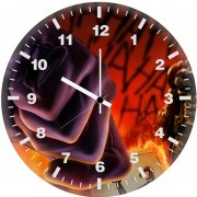 joker with his card batman art 1l wall clock