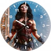 wonder woman ice and fire 89 wall clock