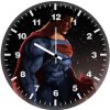 man of steel comic art j5 wall clock