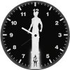 wolverine art 6h wall clock