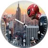 spiderman coffee break with a view rm wall clock