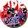 spider verse heroes pp wall clock