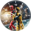 deadpool and wolverine fan made artwork yv wall clock