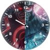 thanos digital artwork 8f wall clock