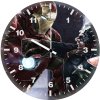 captain america vs iron man 7a wall clock