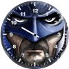 serious batman 15 wall clock