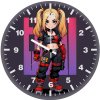 harley quinn lone tx wall clock