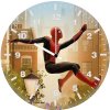 spiderman spider web arts zj wall clock