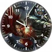 batman and superman newart yh wall clock