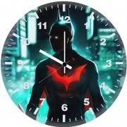 batman beyond gotham guardian br wall clock