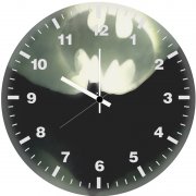 batman bat signal coming of wall clock