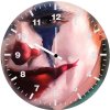 joker closeup face rf wall clock