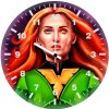 sophie turner dark pheonix 8r wall clock