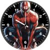 spiderman battle ready in red wt wall clock