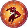 flash heroic leap hi wall clock
