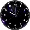 black panther art 1080p 6m wall clock
