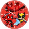 deadpool and wolverine spirit ga wall clock
