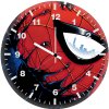 spider man in venom artwork 6f wall clock