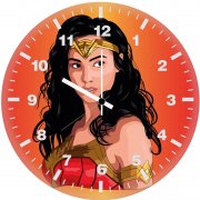 wonder woman fractal art 0l wall clock