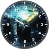 batman movie scene mh wall clock