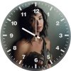 wonder woman crimson eyes ek wall clock