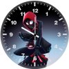 spiderman miles artwork ra wall clock