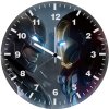 iron man v bat man va wall clock