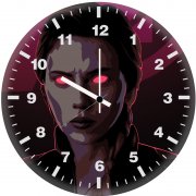 avengers endgame black widow y0 wall clock
