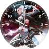 silk and luna snow di wall clock