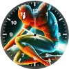 spiderman park qp wall clock