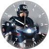 captain america armored 1b wall clock