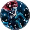 queen mera art s0 wall clock
