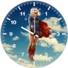 supergirl where day meets night 0v wall clock