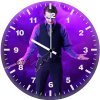 joker who smile everyday by wall clock