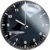 batman looking up superman logo ll wall clock
