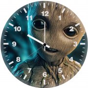baby groot z2 wall clock