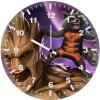 groot and rocket raccoon artwork 5w wall clock
