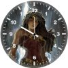 wonderwoman digital art gq wall clock