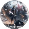captain america the winter soldier art nv wall clock