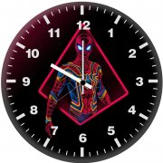 the spiderman minimal 7a wall clock