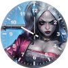 little monster harley quinn 83 wall clock