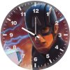 captain america mjolnir art mj wall clock