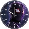 black spider man ef wall clock