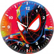 spiderman red artwork c5 wall clock