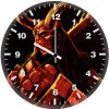 hellboy new digital artwork w1 wall clock