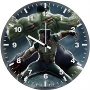 wolverine x hulk wg wall clock
