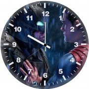 art batman v superman bj wall clock