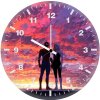 miles and gwen journey wk wall clock